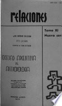 Relaciones de la Sociedad Argentina de Antropología