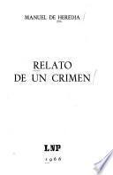 Relato de un crimen
