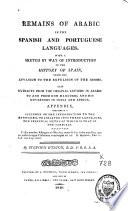 Remains of Arabic in the Spanish and Portuguese Languages