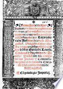 Remedio de cuerpos humanos, y silva de exiencias, etc. (Antidotario, etc.) G.L. Few MS. notes
