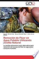 Remoción de Flúor en Agua Potable Utilizando Zeolita Natural