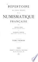Répertoire des sources imprimées de la Numismatique française
