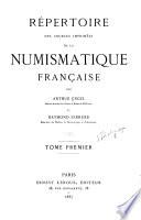 Répertoire des sources imprimés de la numismatique français