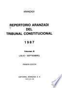 Repertorio Aranzadi del Tribunal Constitucional