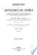 Repertorio de la jurisprudencia civil española