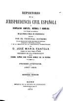 Repertorio de la jurisprudencia civil española, ó, Compilacion completa