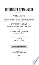 Repertorium hymnologicum