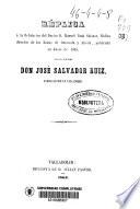 Réplica a la refutación del Dr. Manuel Ruiz Salazar Médico Director de los Baños de Ontaneda y Alceda publicada en junio de 1863