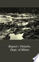 Report of the Bureau of Mines