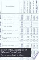 Report of the Department of Mines of Pennsylvania