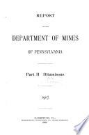 Report of the Dept. of Mines of Pennsylvania