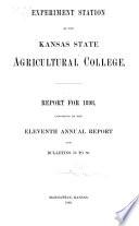 Report of the Experiment Station