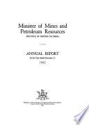Report of the Minister of Mines