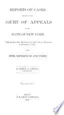 Reports of Cases Decided in the Court of Appeals of the State of New York