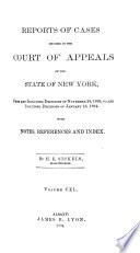 Reports of Cases Decided in the Court of Appeals of the State of New York