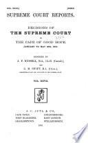 Reports of Cases Decided in the Supreme Court of the Cape of Good Hope