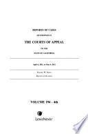 Reports of Cases Determined in the Courts of Appeal of the State of California