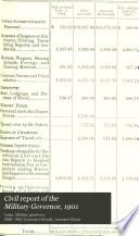 Reports of Maj. J. R. Kean, superintendent Department of charities. Reports of A. H. Glennan, chief quarantine officer, July 1900-Dec. 1901. Report of operations, Department of immigration, July-Dec. 1901