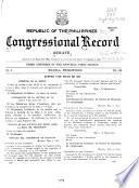 Republic of the Philippines Congressional Record