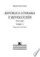 República literaria y revolución