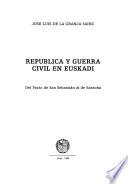 República y Guerra Civil en Euskadi