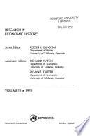 Research in Economic History