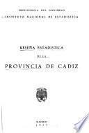 Reseña estadística de la Provincia de Cádiz
