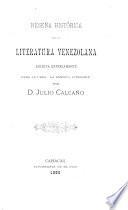 Reseña histórica de la literatura venezolana