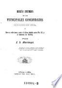 Reseña histórica de los principales concordatos celebrados con Roma, y breves reflexiones sobre el último habido entre Pío IX y el gobierno de Bolivia