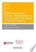 Responsabilidad social, Transparencia y Relaciones privadas internacionales