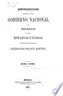 Responsabilidades contraidas por el gobierno nacional de Mexico