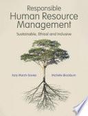 Responsible Human Resource Management