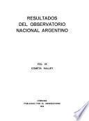 Resultados del Observatorio nacional argentino en Córdoba ...