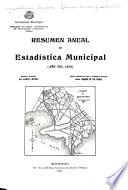 Resumen annual de estadística municipal