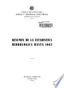 Resumen de la estadística hidrológica hasta ...