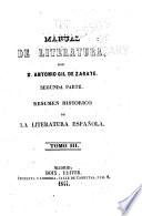 Resumen historico de la literatura española ...