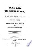 Resumen Historico De La Literatura Española