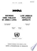 Resúmenes sobre población en América Latina