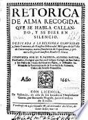 Retorica de alma recogida, que se habla callando, y se dize en silencio ...