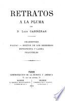 Retratos a la pluma
