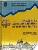Reunión anual de la Asociación Argentina de Economía Política
