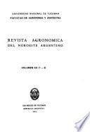 Revista agronomica del noroeste Argentino