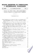 Revista Argentina de Tuberculosis Y Enfermedades Pulmonares