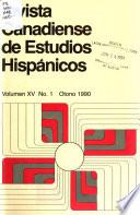 Revista canadiense de estudios hispánicos