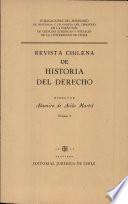 Revista Chilena de Historia Del Derecho