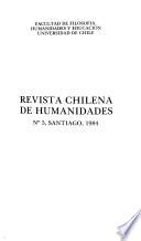 Revista chilena de humanidades