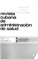 Revista cubana de administración de salud