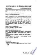 Revista Cubana de ciencias sociales