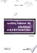 Revista cubana de ciencias veterinarias