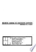 Revista cubana de educación superior
